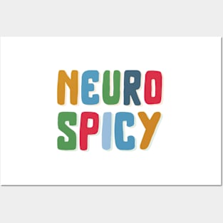 Neurospicy in colors Posters and Art